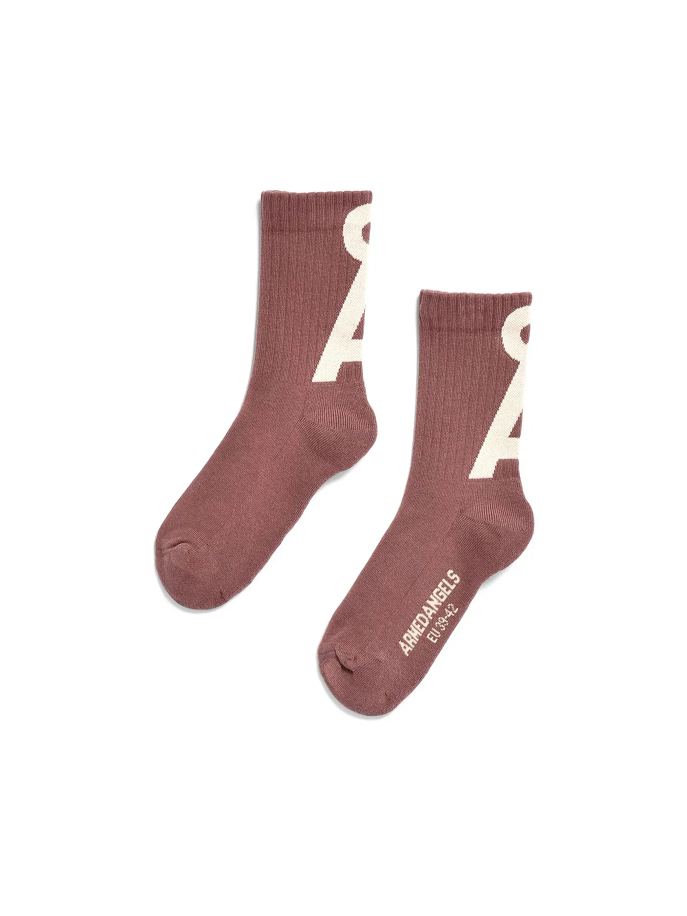 ARMEDANGELS | Socken SAAMUS dark berry - pale peach | 